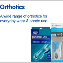 A wide range of orthotics for everyday wear and sports use